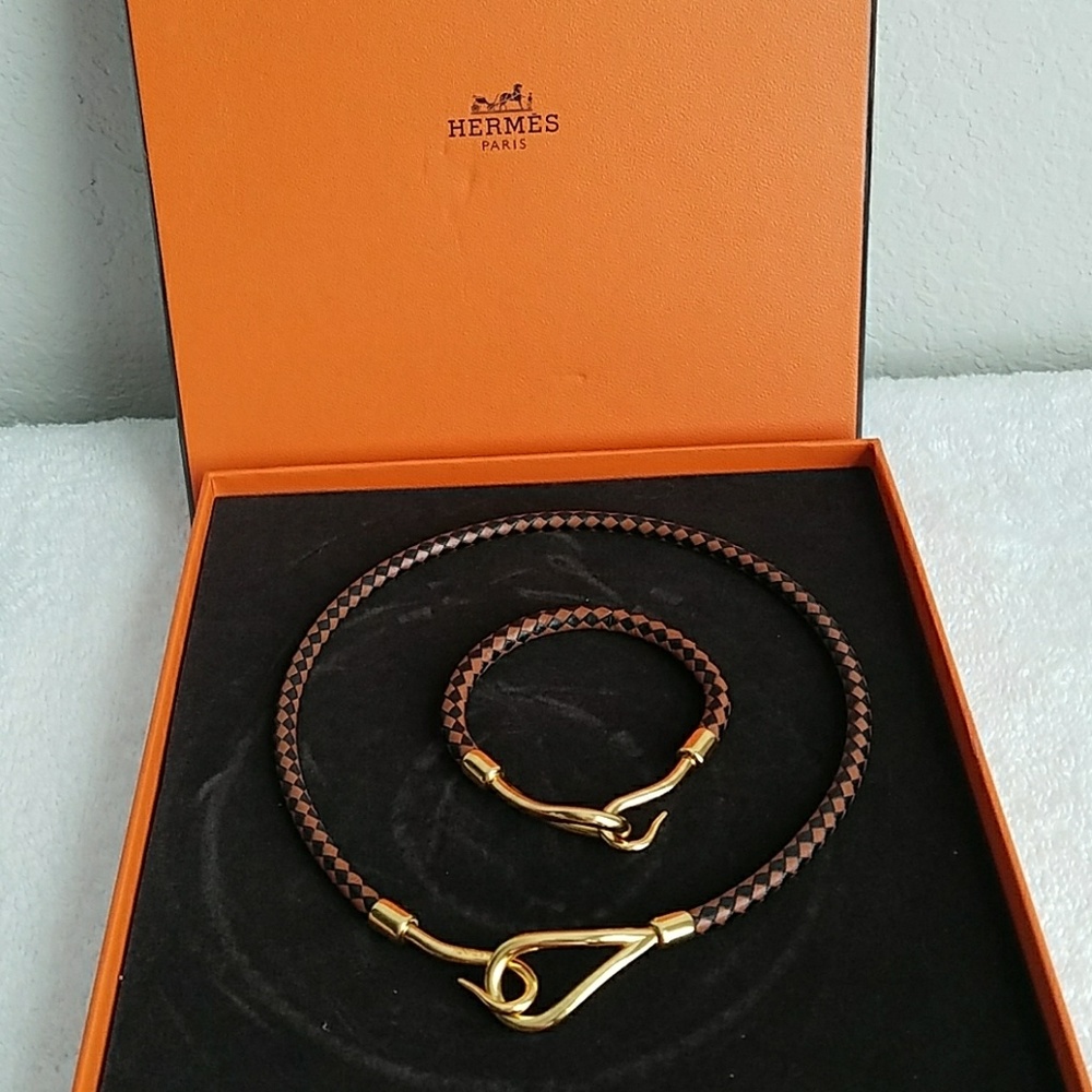 HERMES Choker and Bracelet